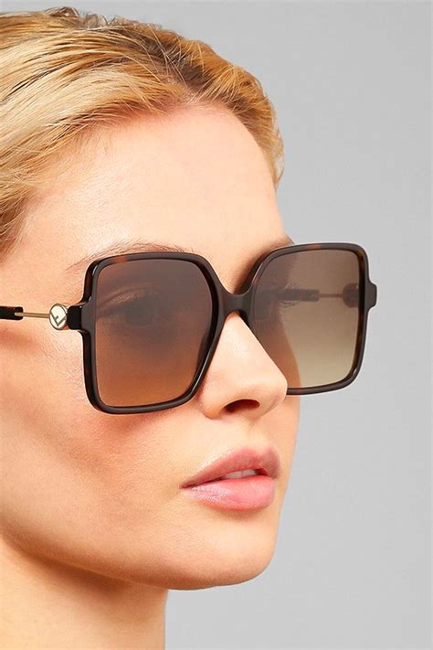 fendi print sunglasses womens|Fendi sunglasses oversize.